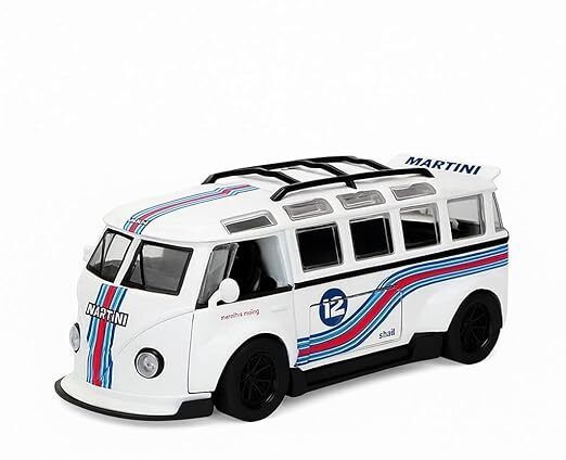 bestie toys Volkss-wagen Transporter Model Car | Camping Van with Surfboards | Zinc Alloy P-picture-20