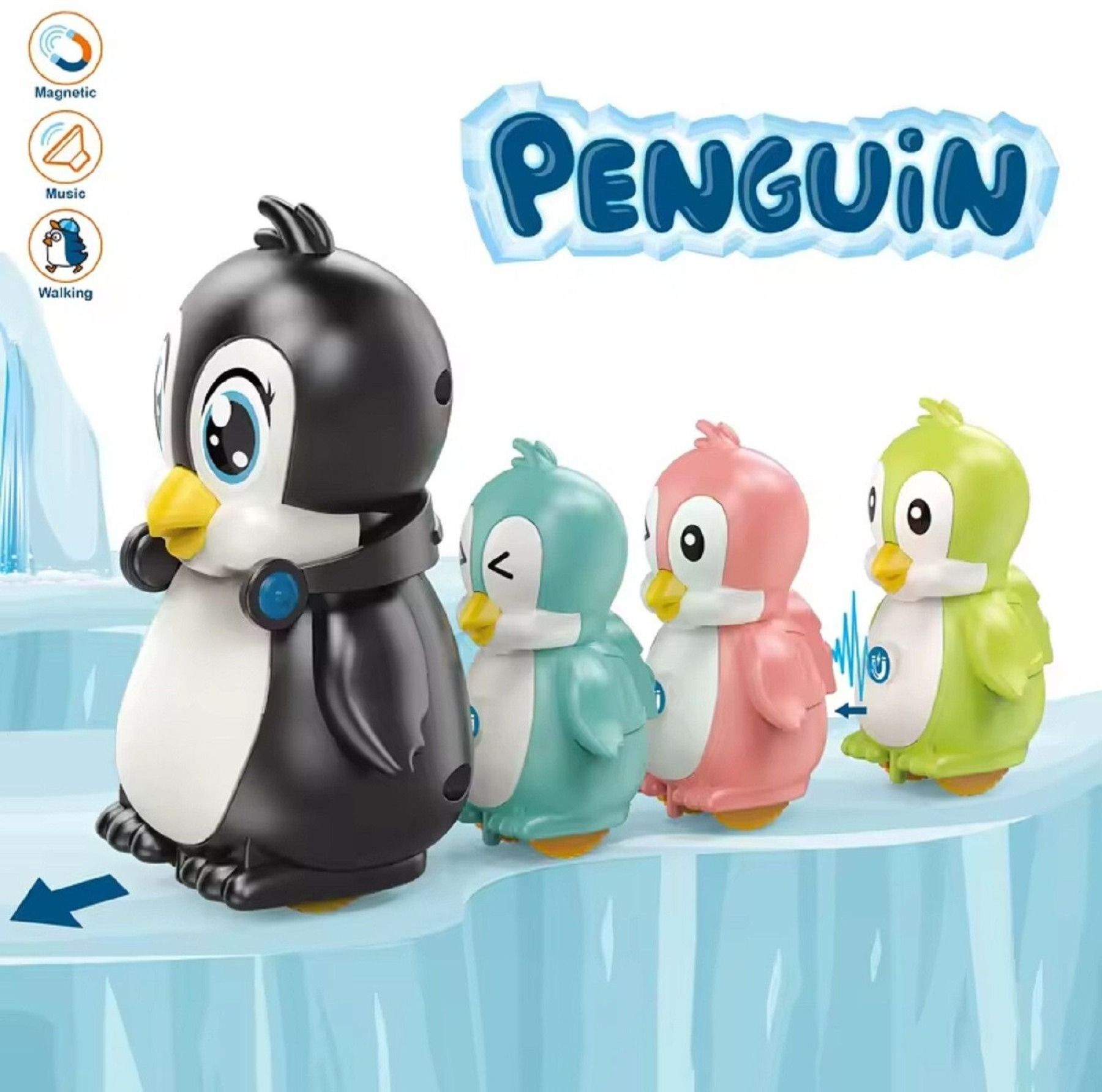 rutshra Penguin train 3D Electronic RSH-picture-17