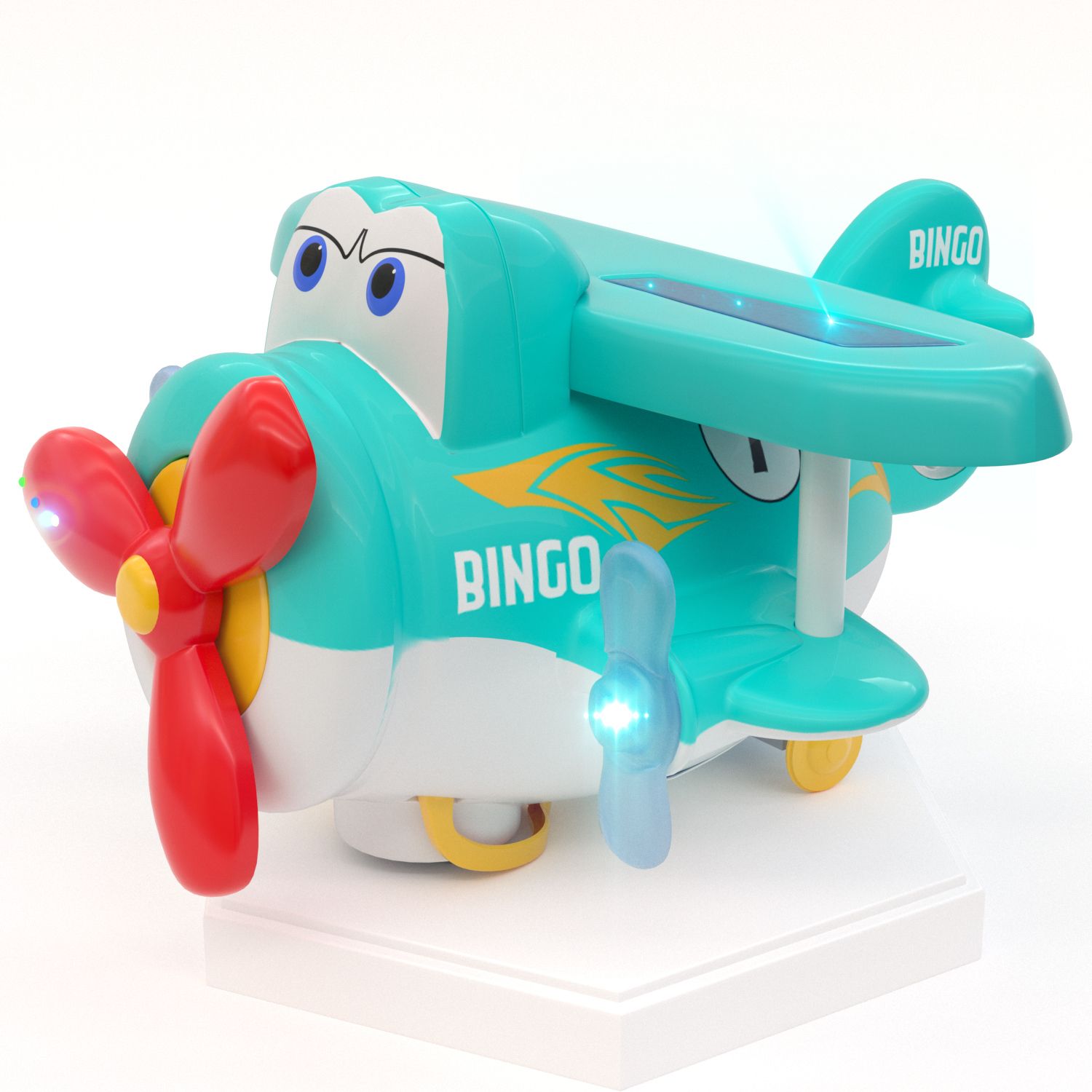 360° Rotate Plato Aircraft Toys for Kids, Early Educational Gift Toy Vehicles-image-16