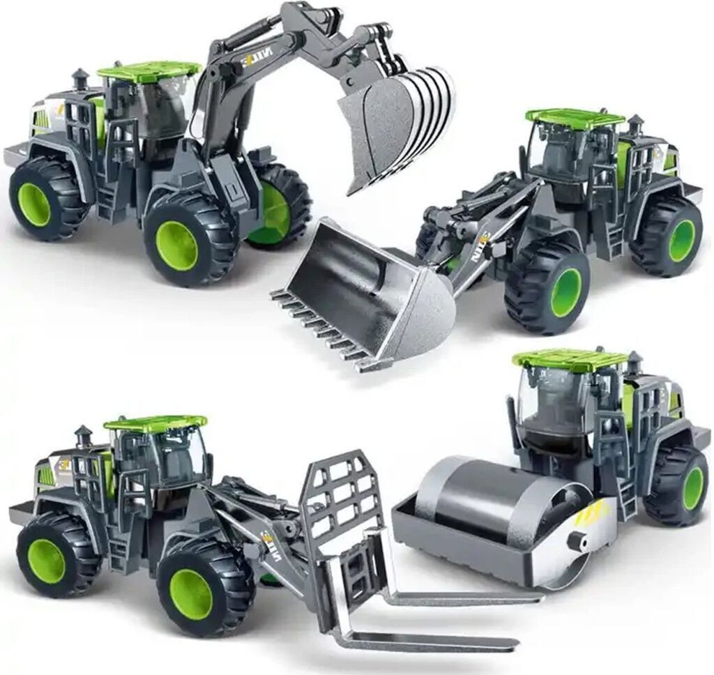 soviexa Unbreakable Excavator Pack 4 Construction Vehicles SE1B12-picture-45