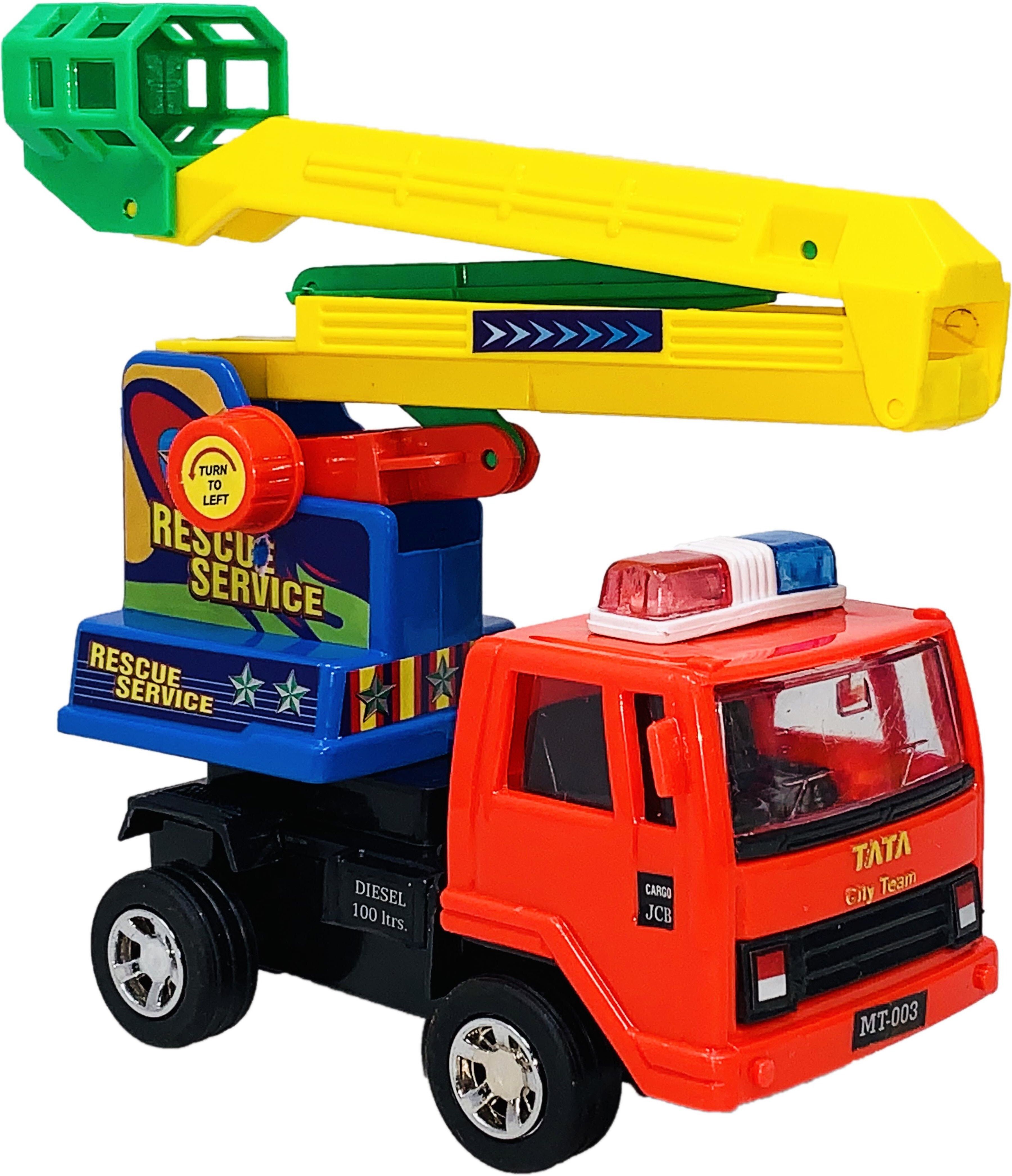 techzage Vehicle Shinsei - Rescue Service Truck - Single -red - S-051-picture-28