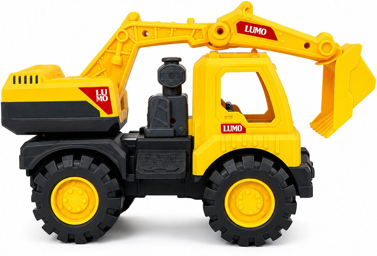 Pullback Unbreakable Excavator Toy-image-25
