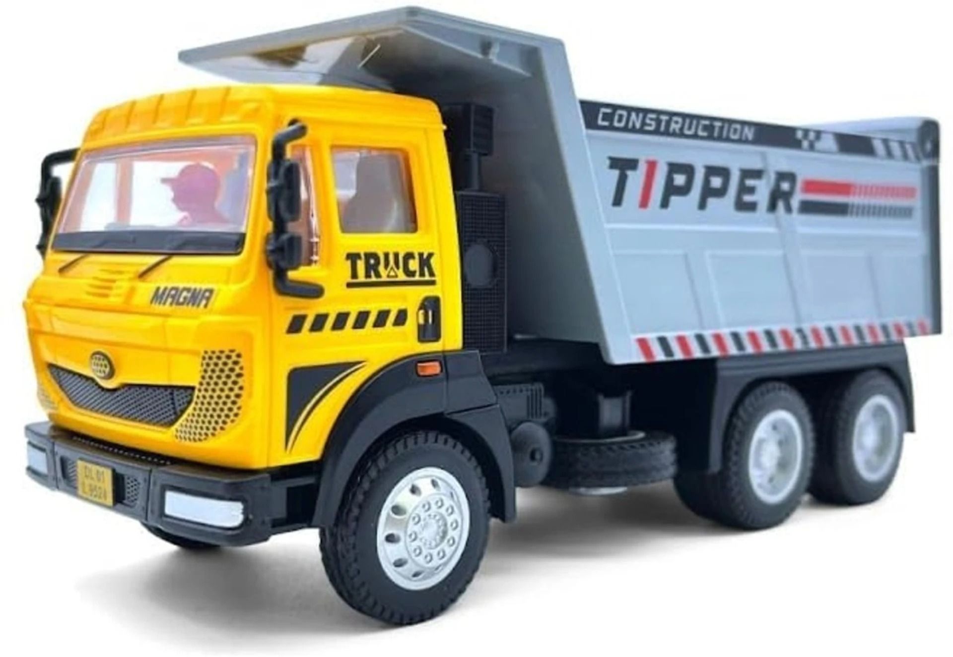 premium toyz Construction Tipper Truck Toy, Pull Back Action Vehicle Toy For Kids-picture-43