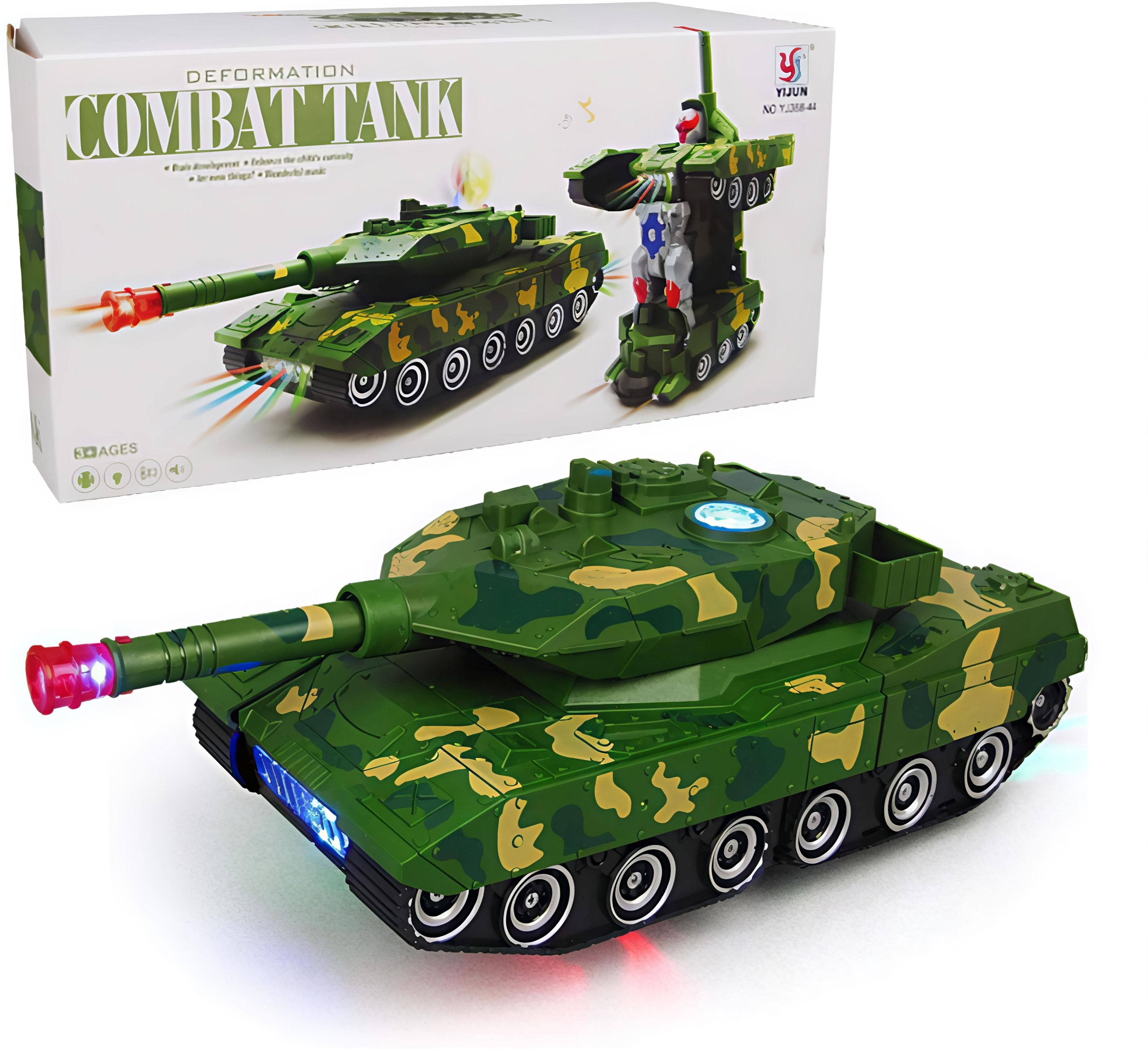 Robot Army Combat Tank With Light And Musical Sound Toy For Kids-image-7