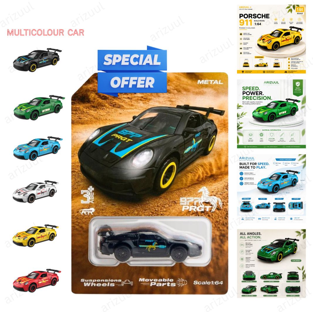 arizuul Porsche GT3 RS Compact Alloy Sports Car-picture-29