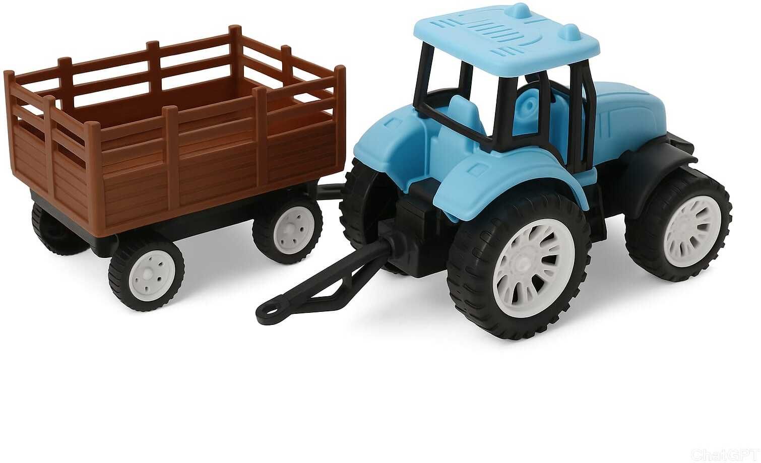 Agriculture Farm Tractor With Trolley Push And Go Vehicle For Kids & Toddlers