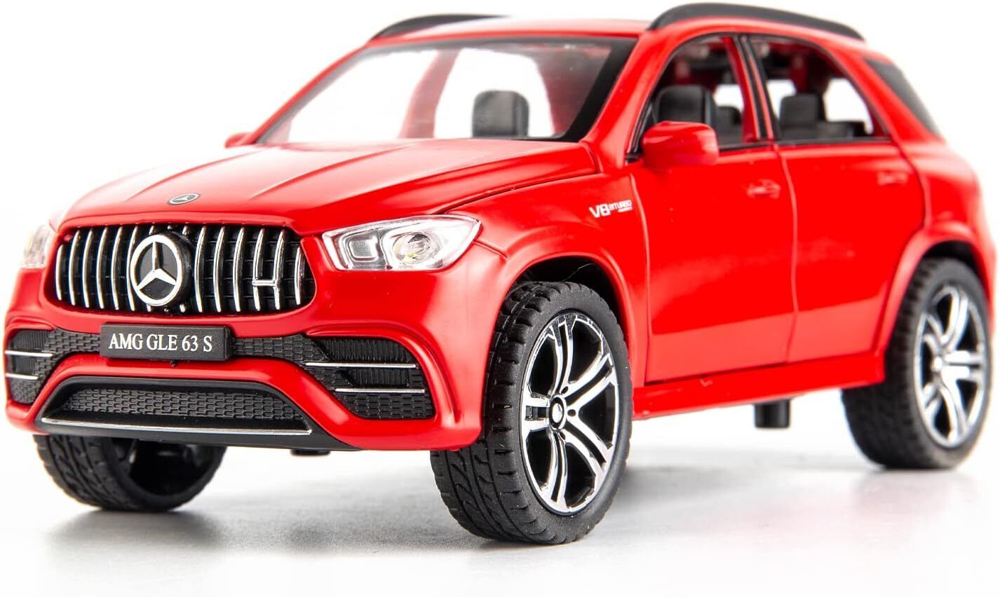 1/32 Scale Diecast Car Model Benz AMG GLE 63S SUV Toy Car Pull Back-image-40
