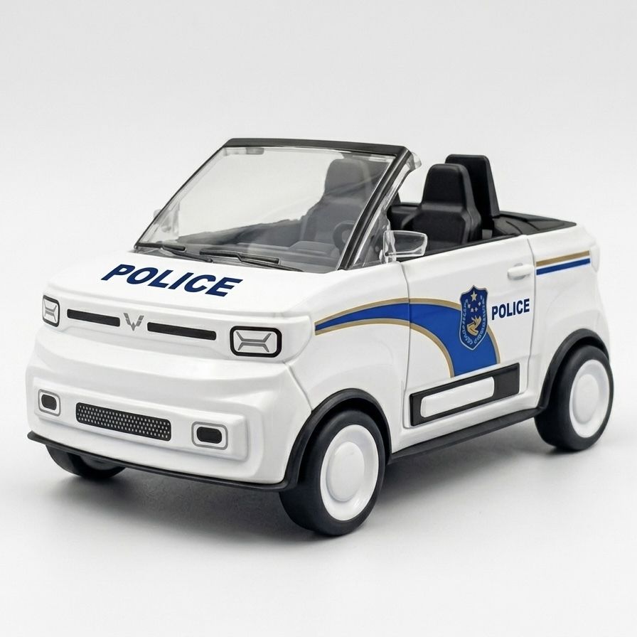 treo comm Mini Police Car Toy High-Speed Die-Cast Model with Durable ABS Plastic for Kids-picture-20