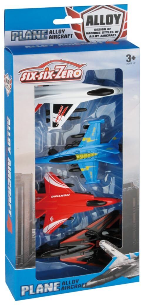 4 Pcs Aircraft Set Die Cast Metal Pull Back Alloy Plane Fighter Jet Toys-image-28