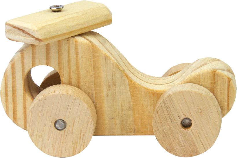 xsource Wooden vehicle Toy Set for Toddlers safe Educational Play Set HELICOPTER-picture-2