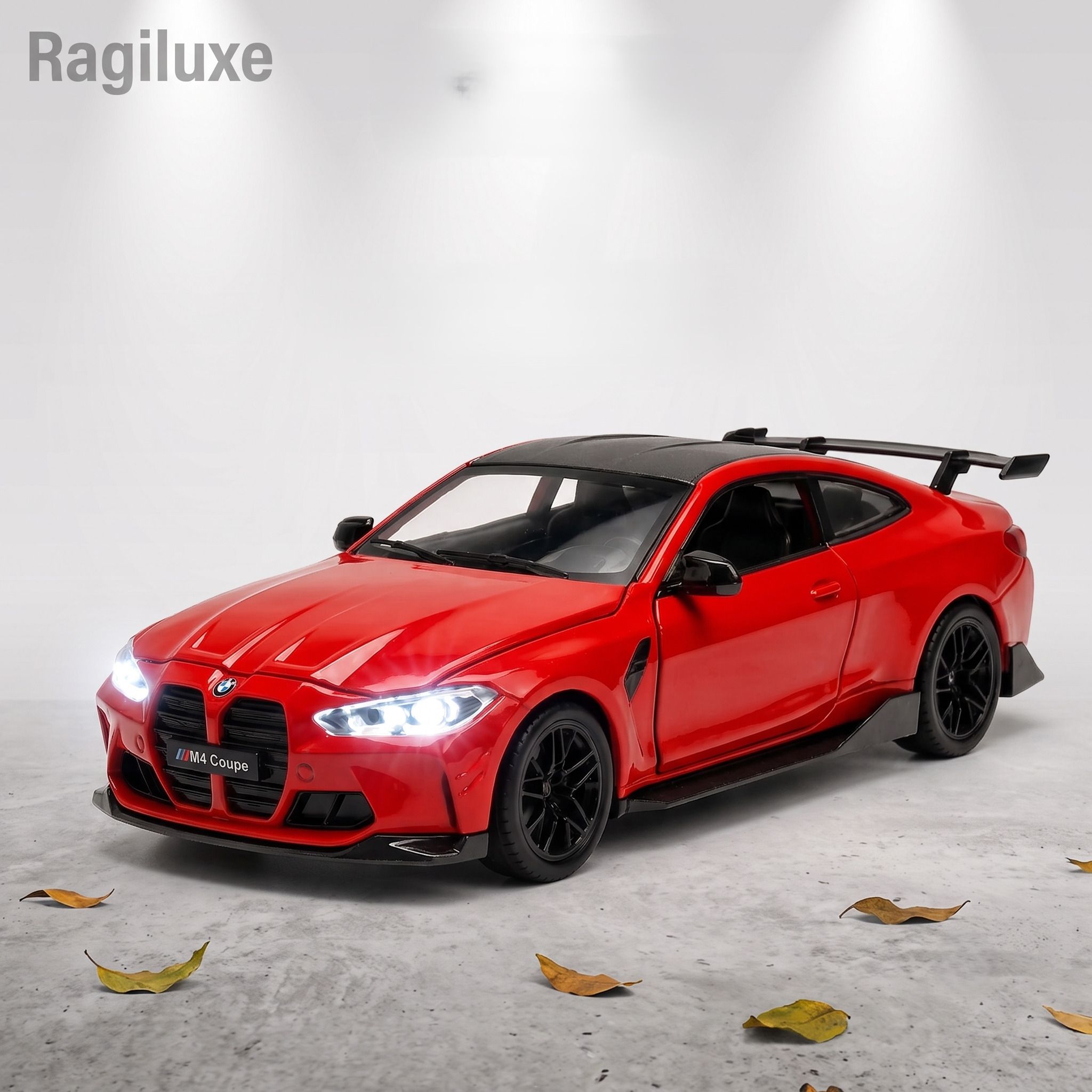 ragiluxe Toy BMW M4 1/32 Scale Metal Diecast Car Toy For Kids Gift-picture-24