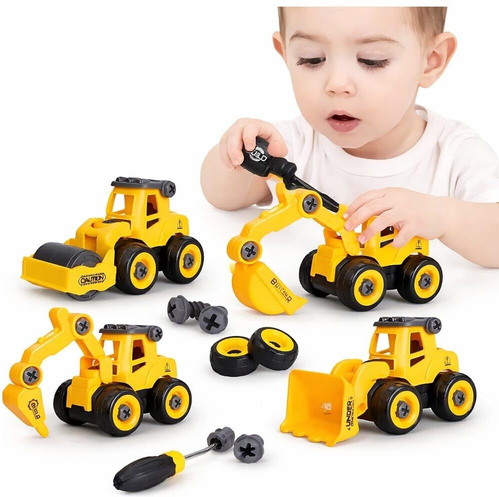 liztora Mechanical DIY Construction Vehicle Toy Set for Kids-picture-4
