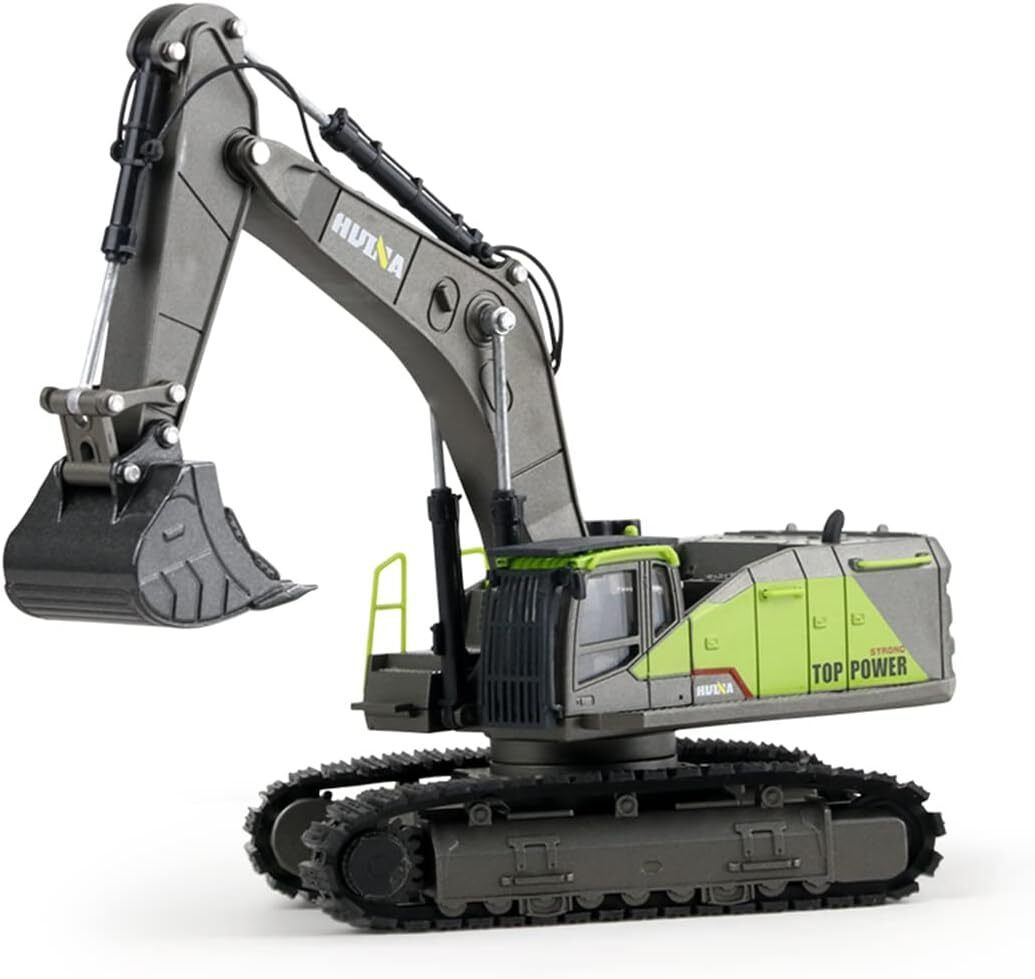 1:50 Excavator Chain Excavator Static Metal Construction Vehicle Model Toy