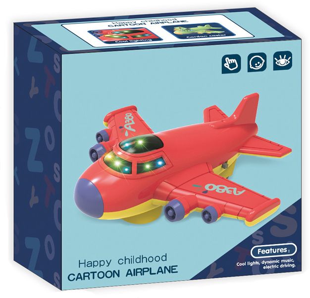 Airplane Aircraft Toy for Kids with Lights & Music-image-47