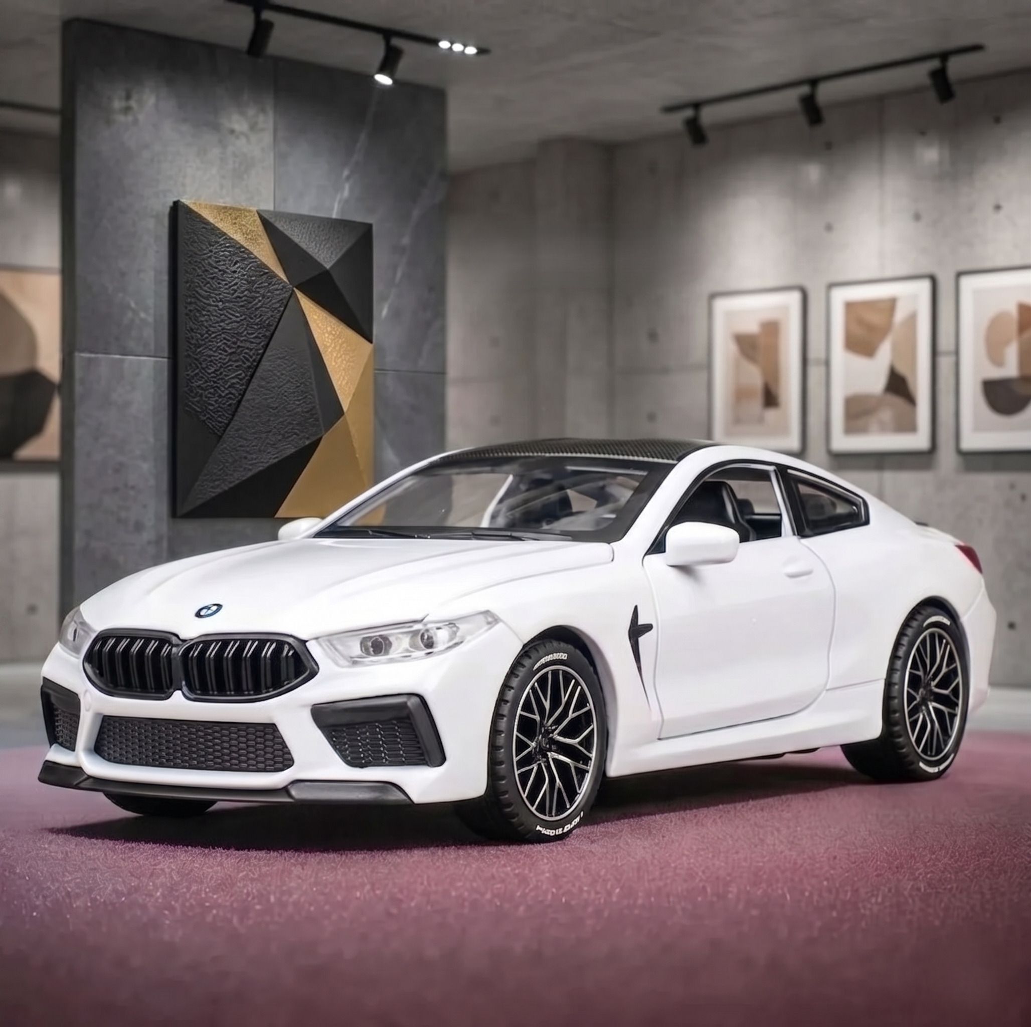 BMW M8 Die-Cast Collectible Car Toy with Realistic Light and Sound-image-15