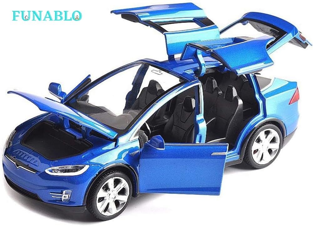 Car Model X 1:32 Scale Alloy diecast Pull Back Electronic Toys with Lights-image-14