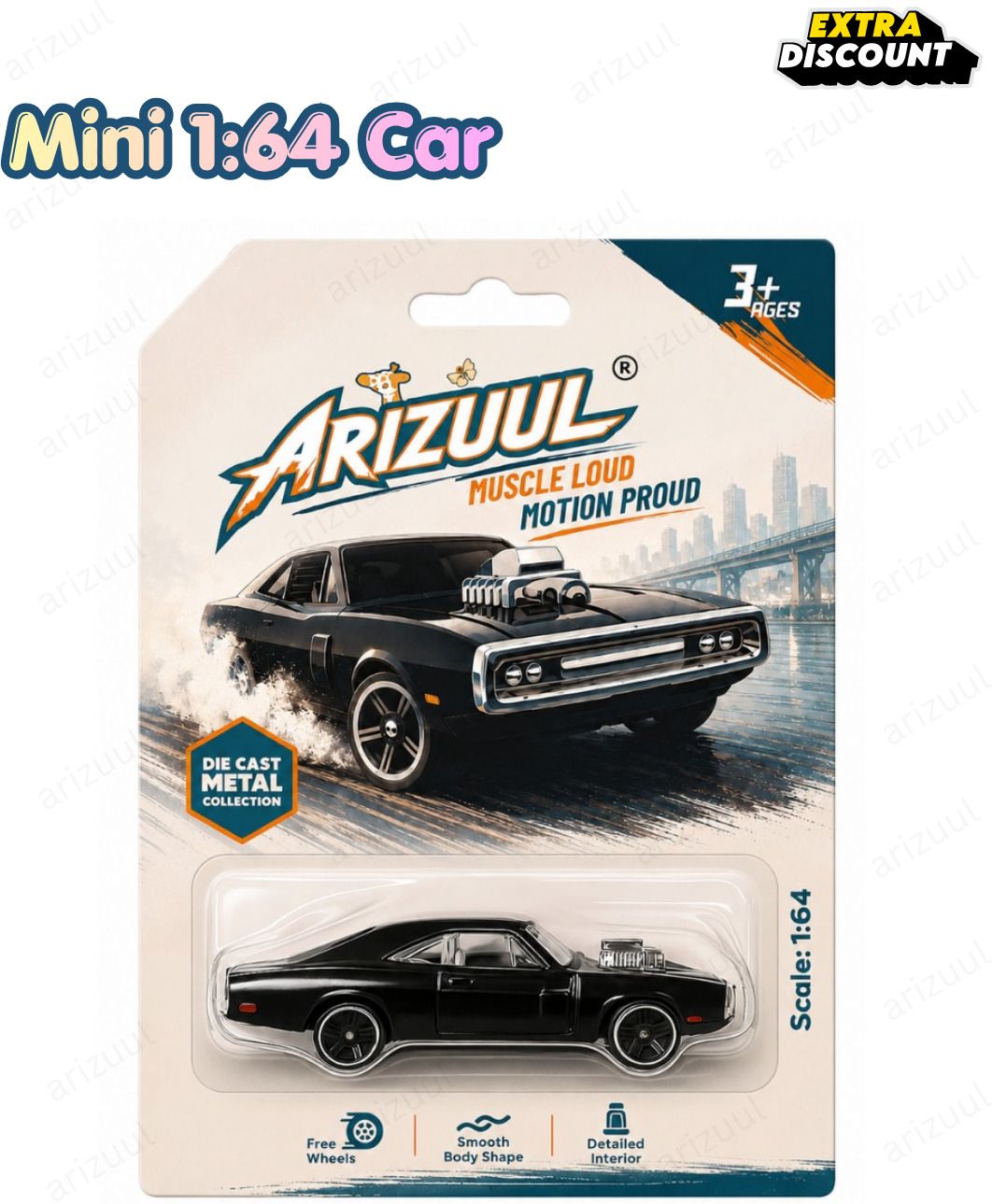 arizuul Fast & Furious Mini Collectible Metal Muscle Car 1:64 Scale Premium Toy Model-picture-41