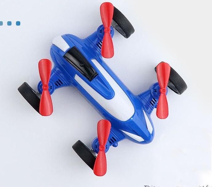 Friction Powered Realistic Moving Fans 4 Rotors with Blades Drone Car Toy-image-31