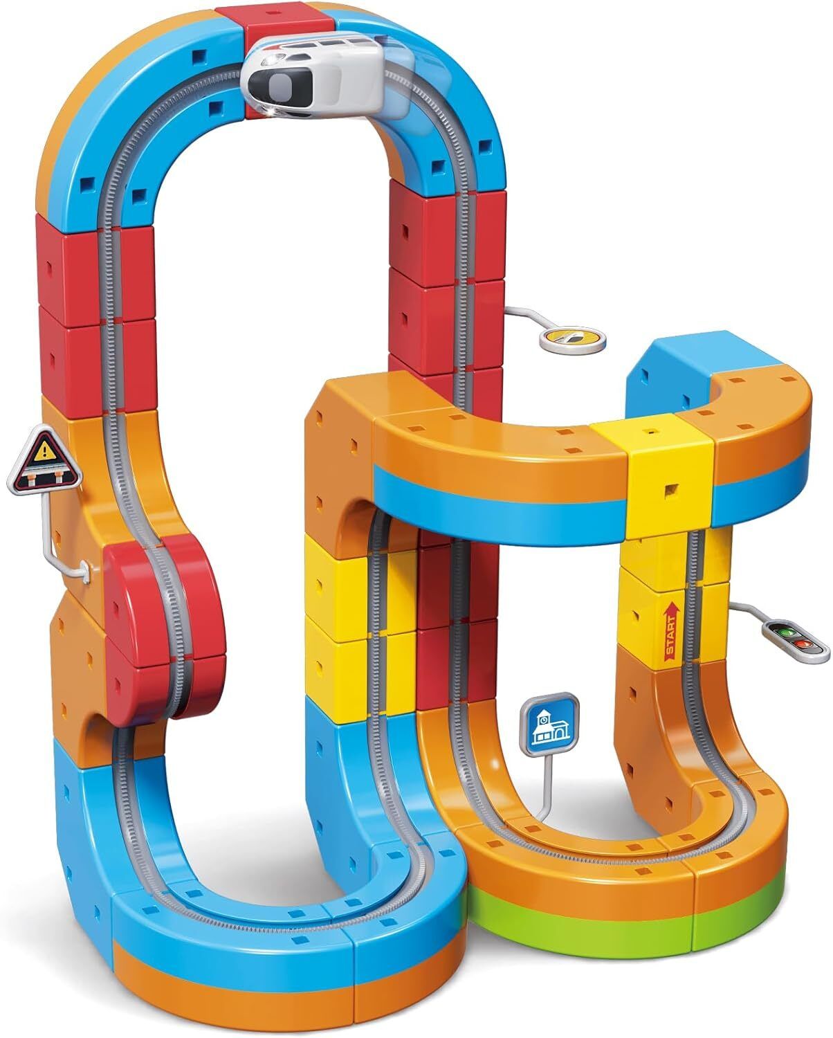 Magnetic Train Set for Kids | DIY Re-Assemble Tracks | STEM Learning Toy