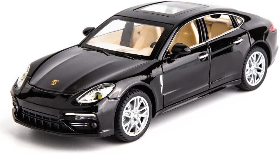 deuson ecom 1:24 Scale Porsche Panamera Diecast Metal Car Pullback Openable Doors Toy Car-picture-33