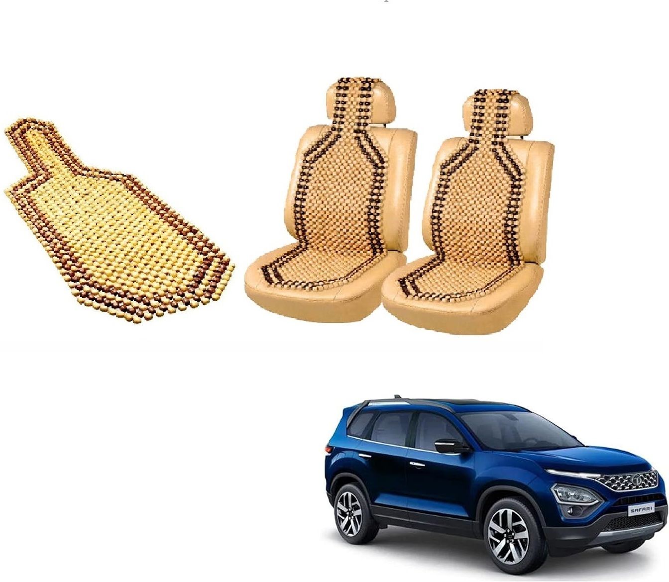 drivedecor Wooden Bead Seating Pad For Tata Safari-picture-33