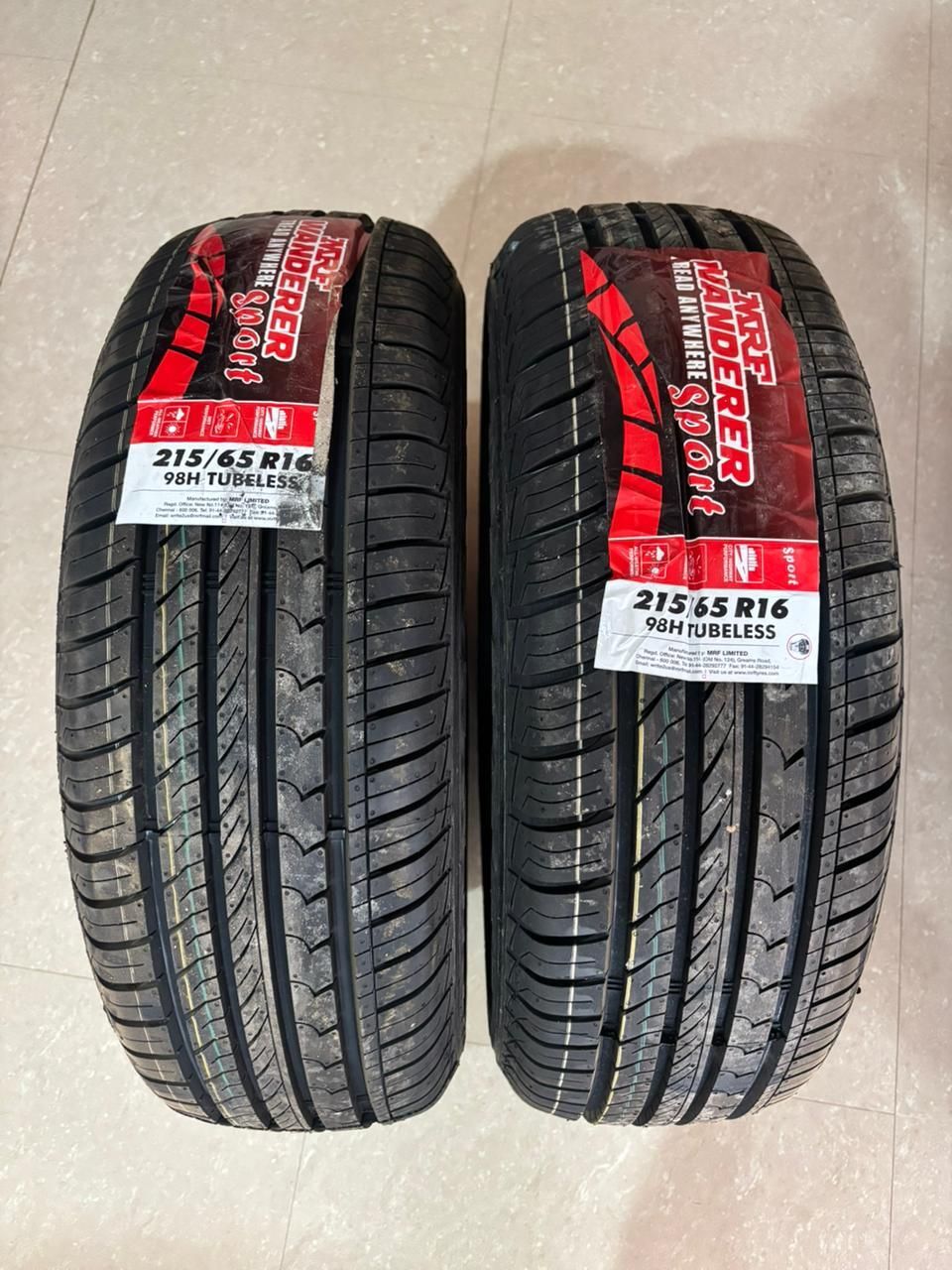 215/65R16 98H WANDERER SPORT TUBELESS TYRE SET OF 2 4 Wheeler Tyre-image-31