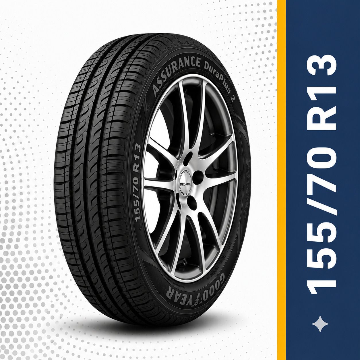 155/70 R13 75T Assurance DuraPlus2 4 Wheeler Tyre-image-22