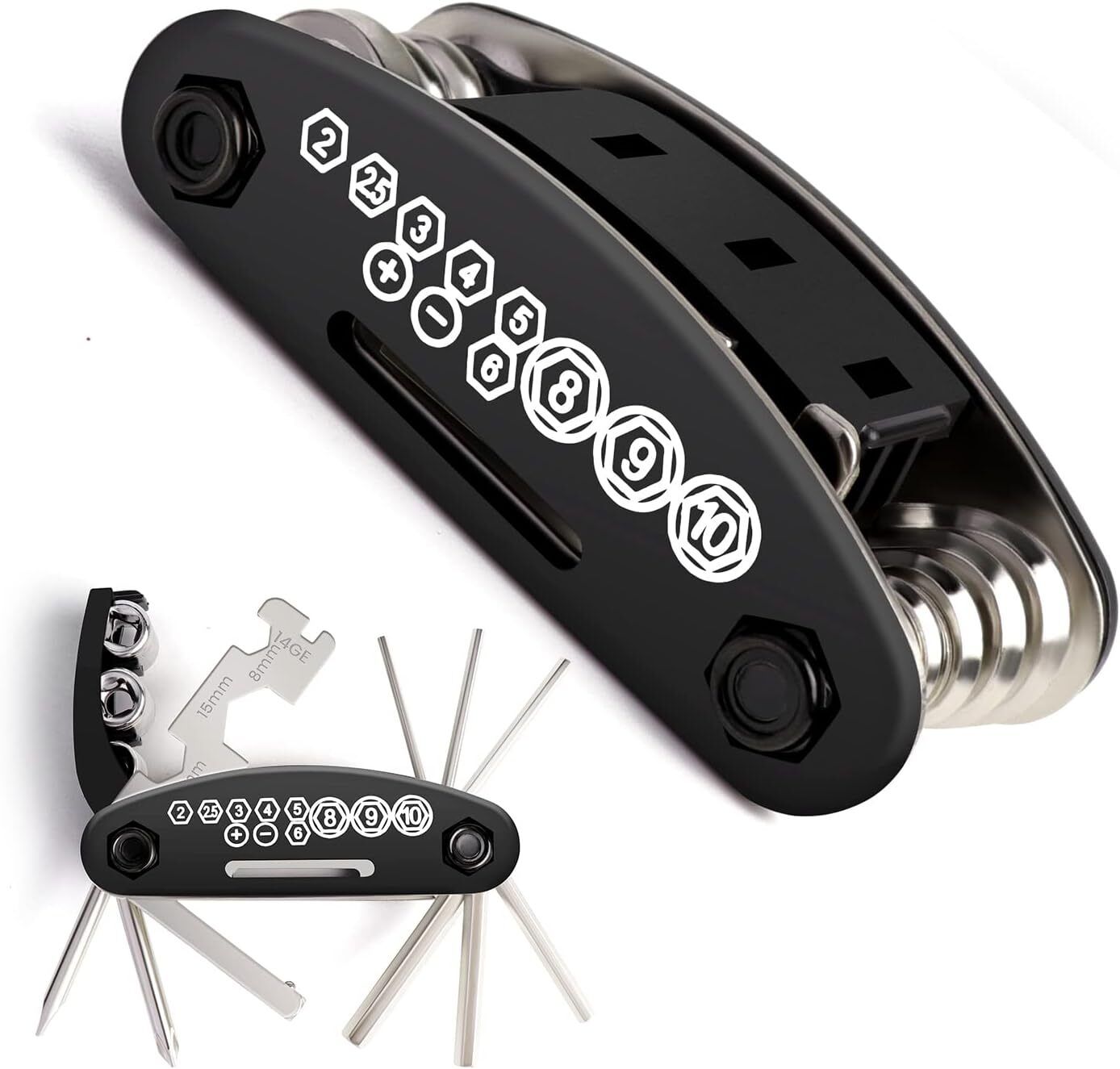 15in1 campaign tool Portable Multi functional Emergency Hiking,Survival Cam