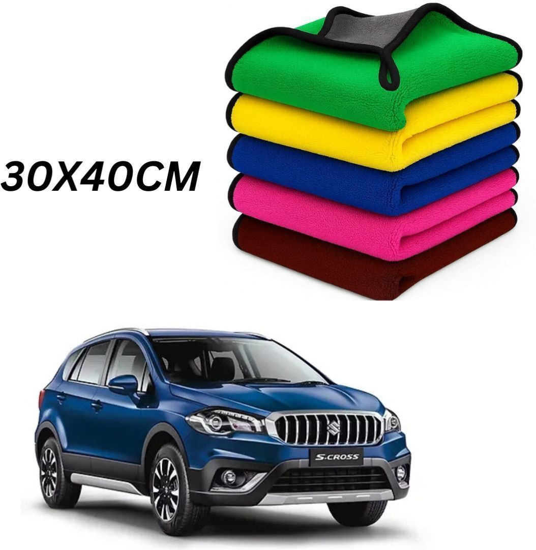 sjk Super Absorbent 600 GSM Material – Soaks up water and dirt efficiently Wet and Dry Microfiber Cleaning Cloth-picture-0
