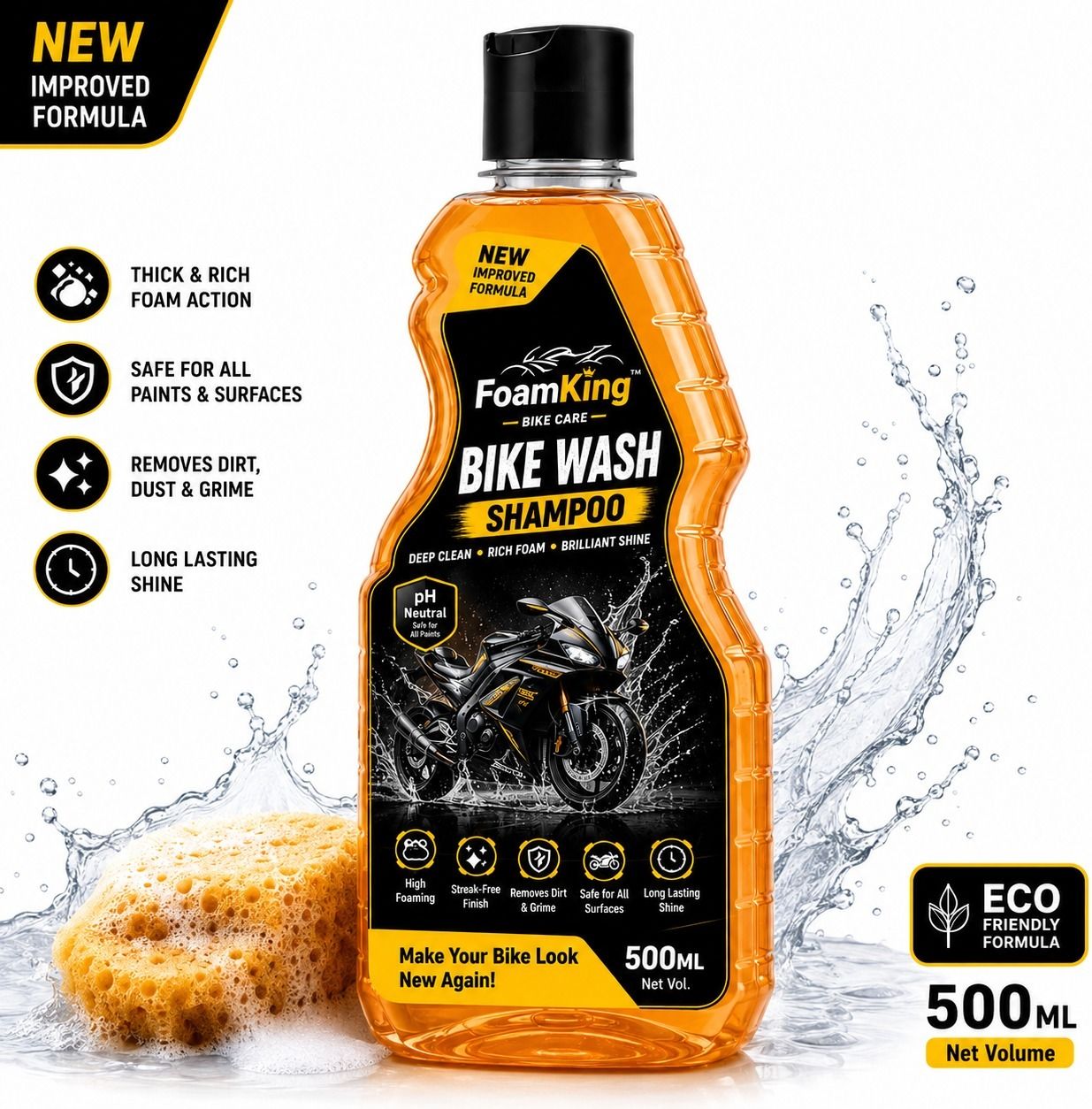 Bike Wash Shampoo 500 ml Car Washing Liquid-image-19