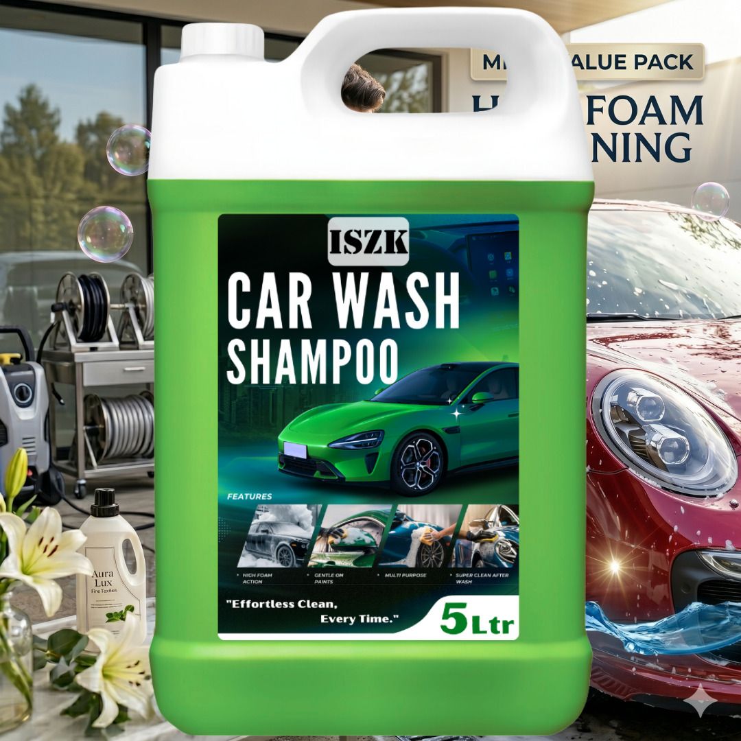 iszk Car Wash Shampoo Professional Bike Wash with Advanced Care Solutions Center Car Washing Liquid-picture-30