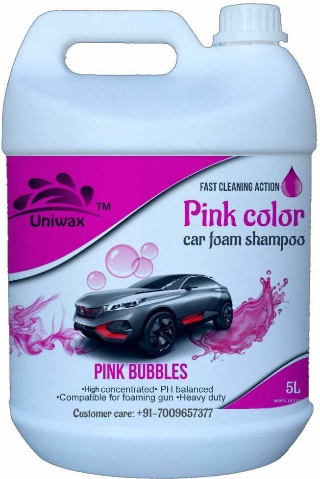 uniwax pink car foam shampoo 5kg Car Washing Liquid-picture-21