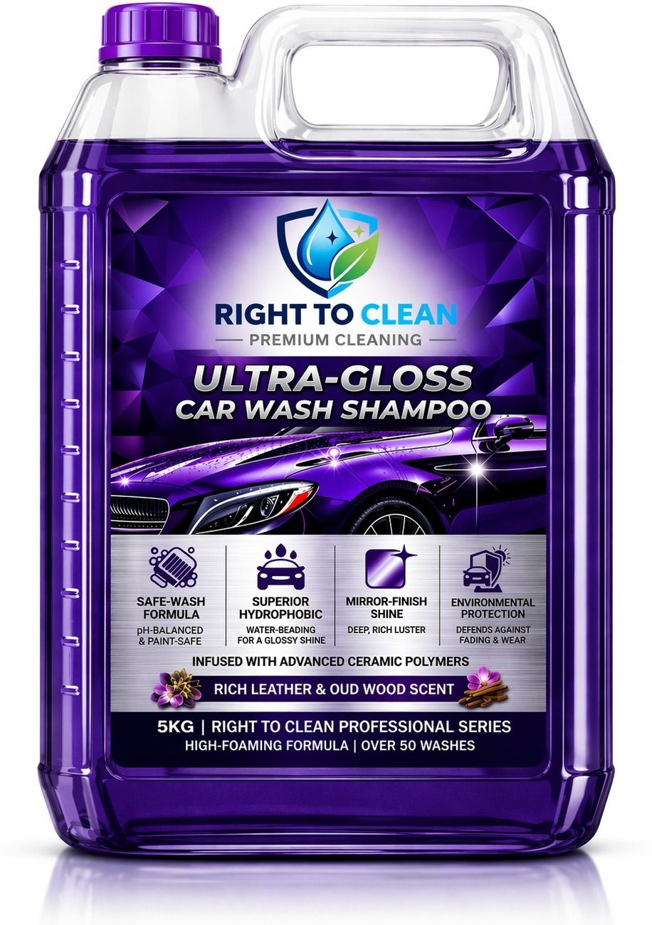 Car Wash Shampoo Liquid 5L Lavender - High Foam pH Balanced for Car & Bike Car Washing Liquid-image-44