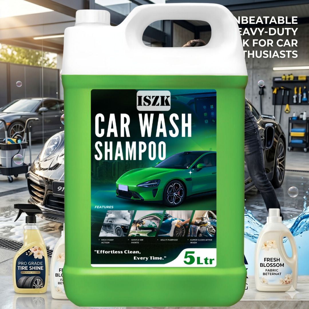 iszk Car Wash Shampoo Perfect Bike Wash with Premium Cleaning Solutions Center Car Washing Liquid-picture-34