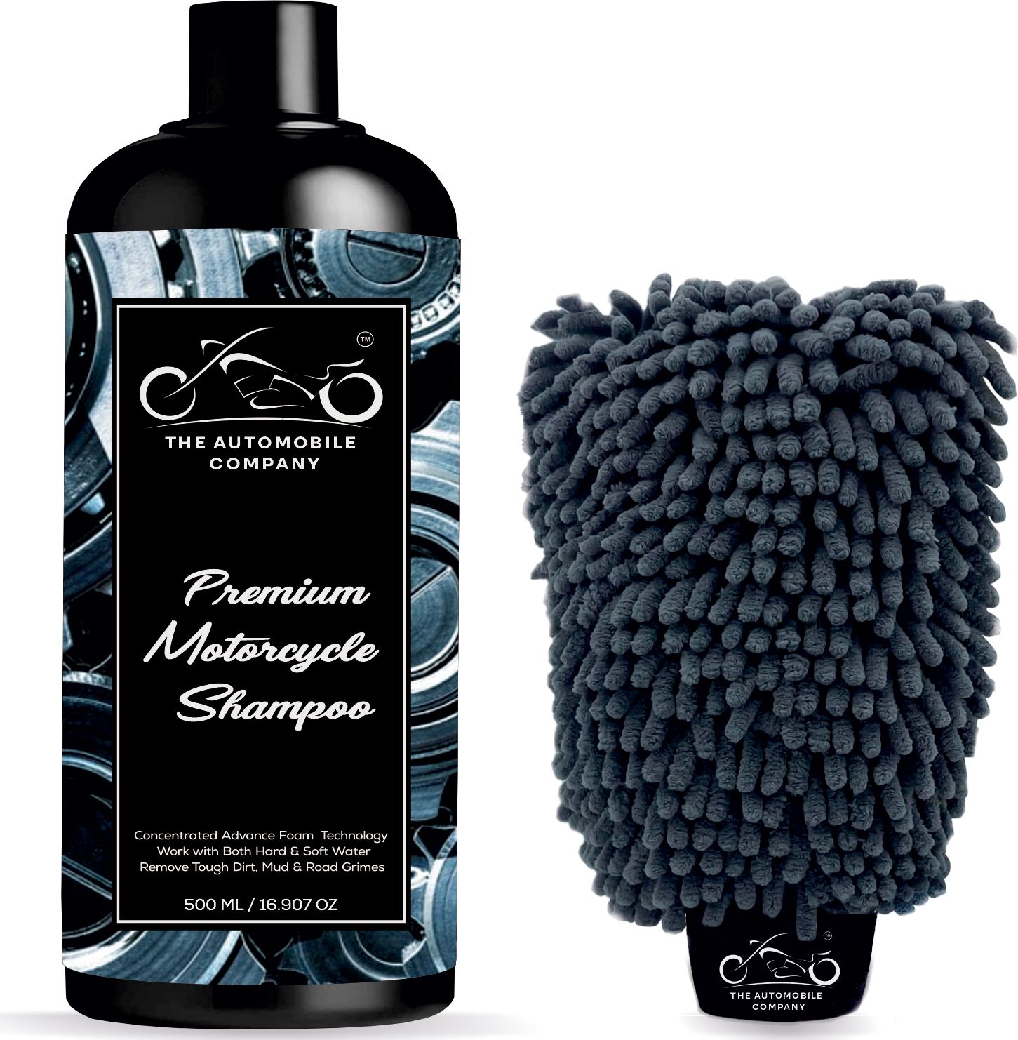 Bike Wash Shampoo 500 ML & 1Shampoo Glove – Advanced Combo for Deep Cleaning Car Washing Liquid-image-20