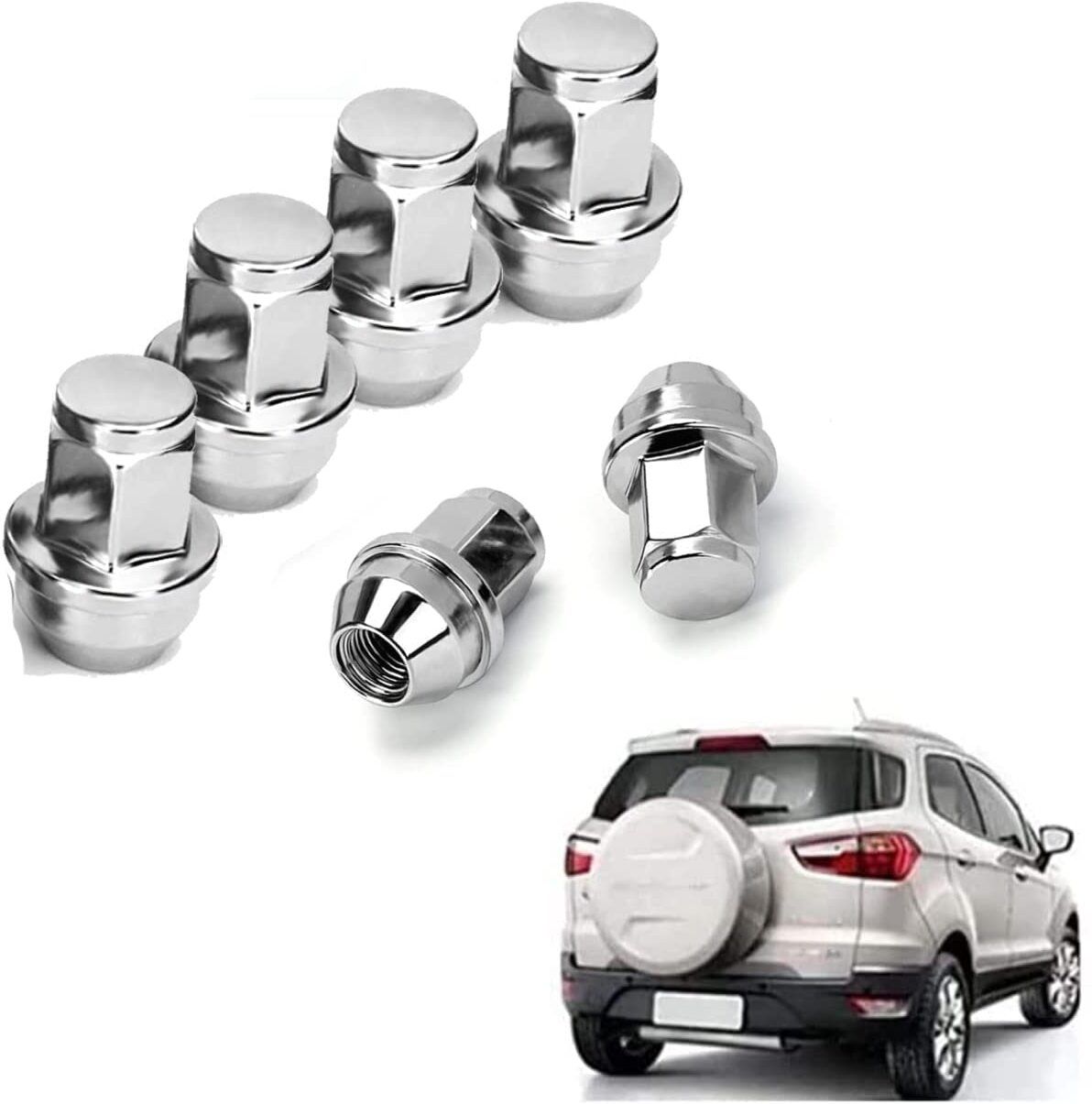 Wheel Nutl Anti-Rust Suitable For Ford Figo,Fiesta,Ecosport&Endeavour Wheel Studs-image-35