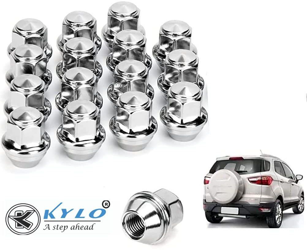 Wheel Nut suitable for Ford Ecosport and Fiesta (Set of 16 Pcs) Wheel Studs