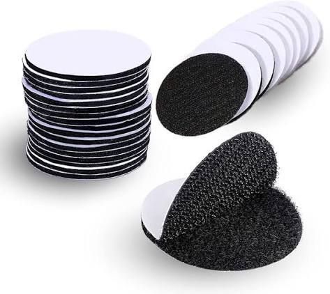 concrew Double Sided Adhesive welcro,Self Adhesive Mounting Dots Tape Stick-on Velcro-picture-28