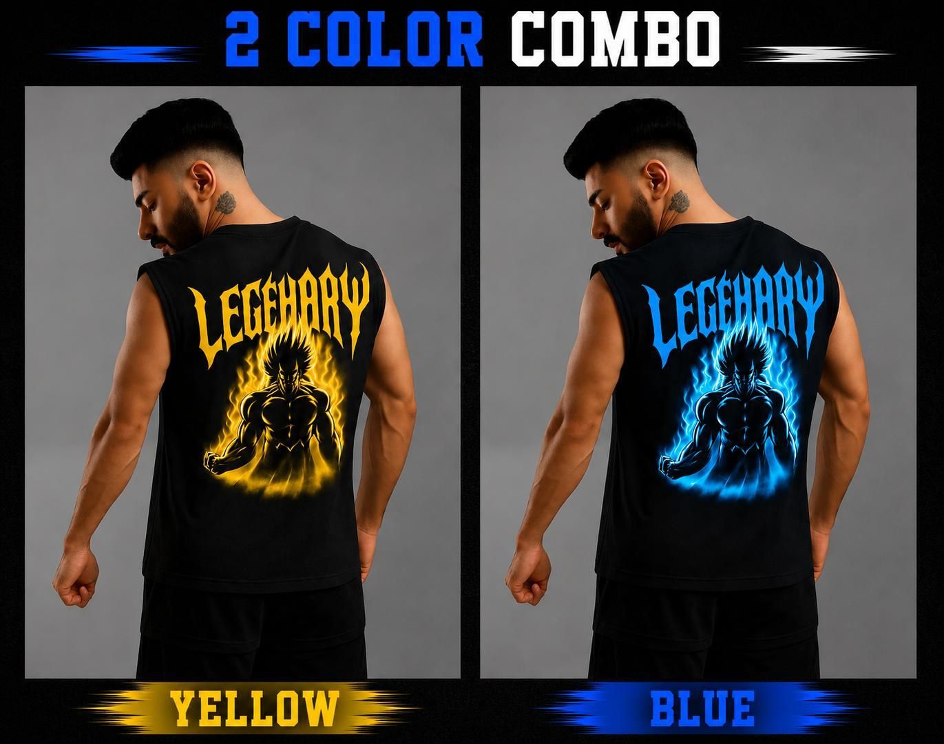 eragon fashion Pack of 2 Casual Printed Men Vest-picture-24