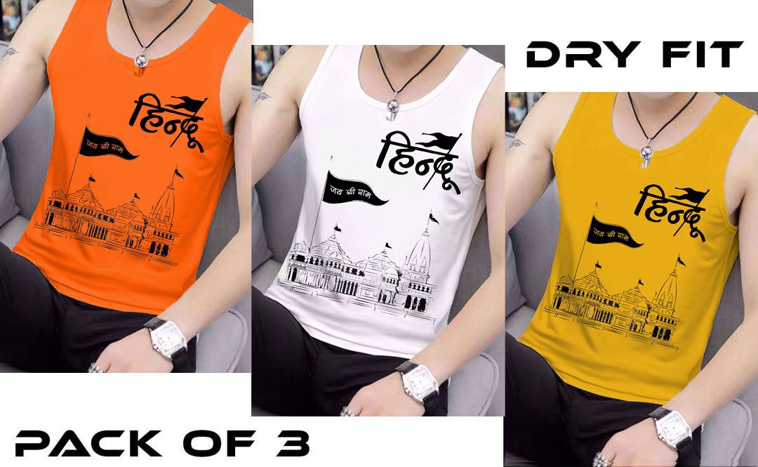 Pack of 3 Pasito Men Vest Men Vest-picture-28