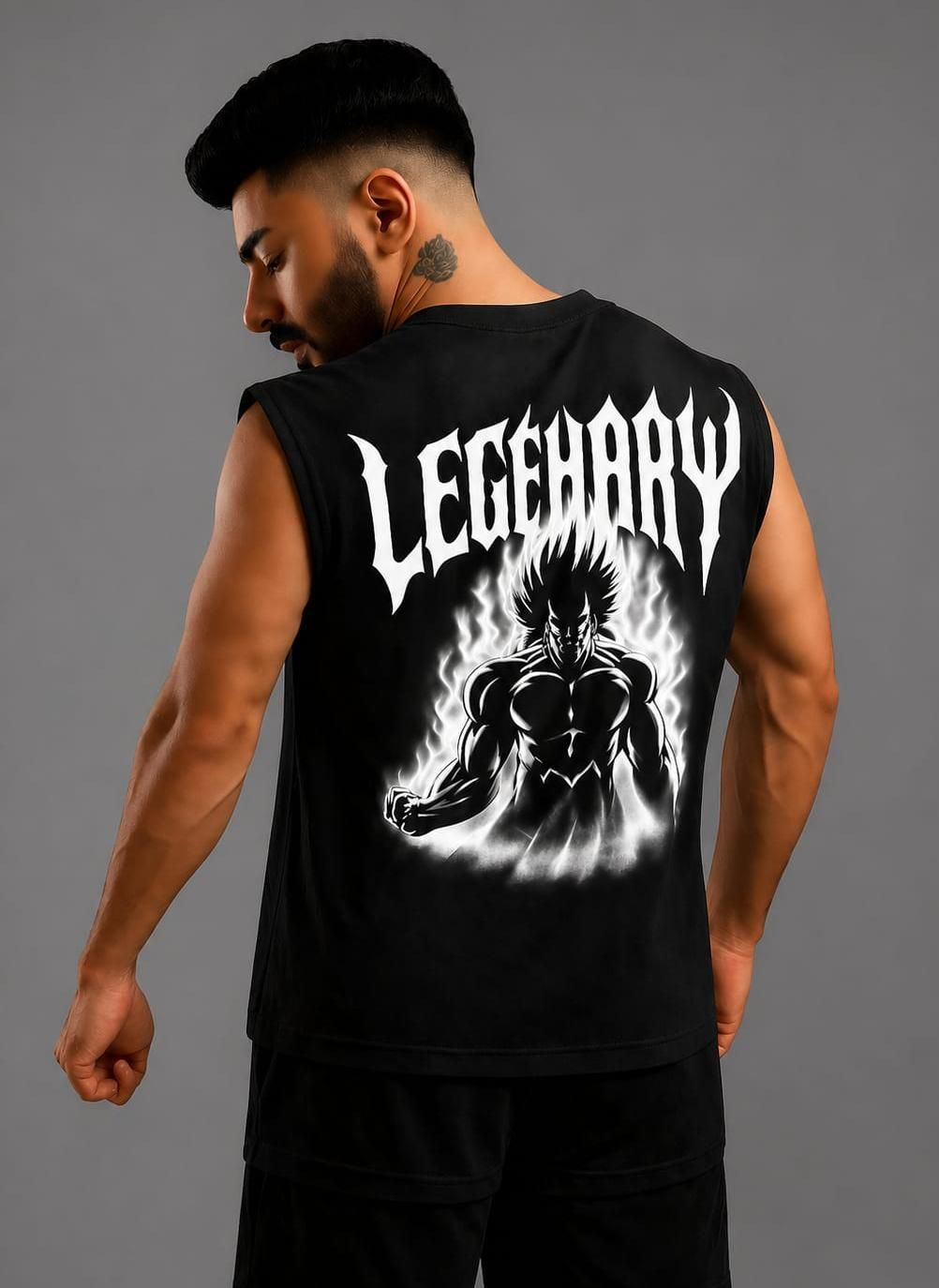 eragon fashion Gym Casual Printed Men Vest-picture-3