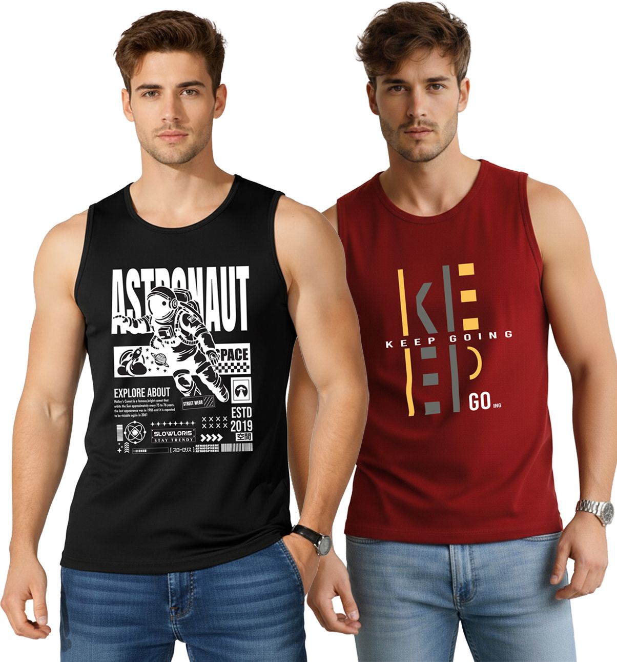 slowloris Pack of 2 Men Vest-picture-23