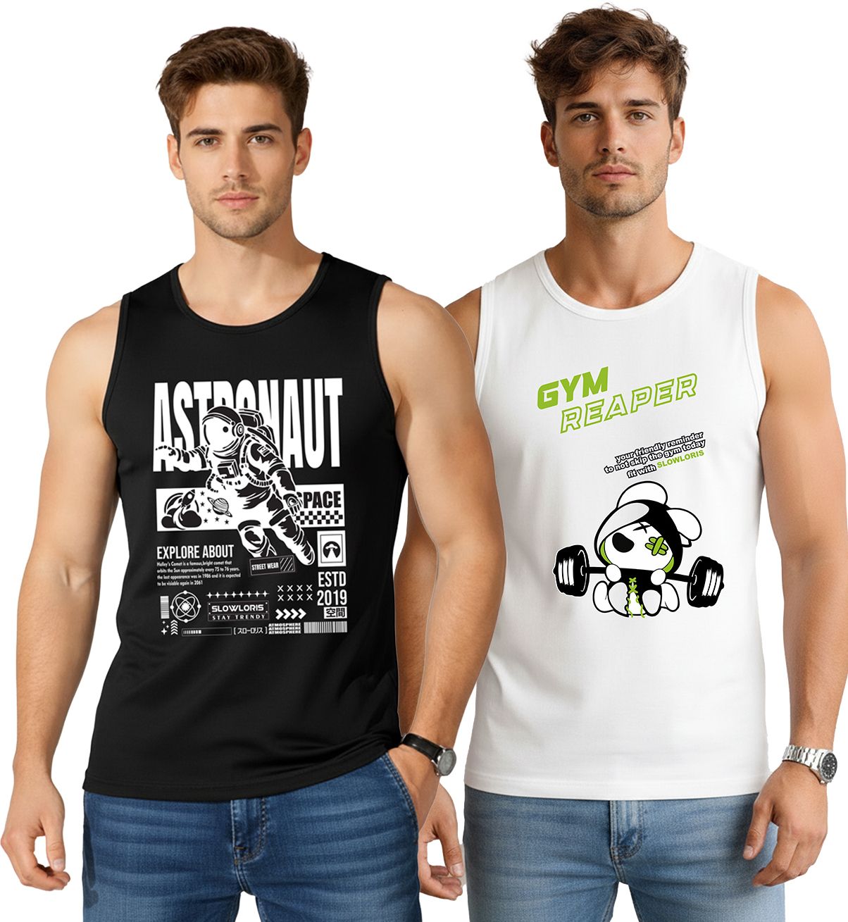 slowloris Pack of 2 Men Vest-picture-27