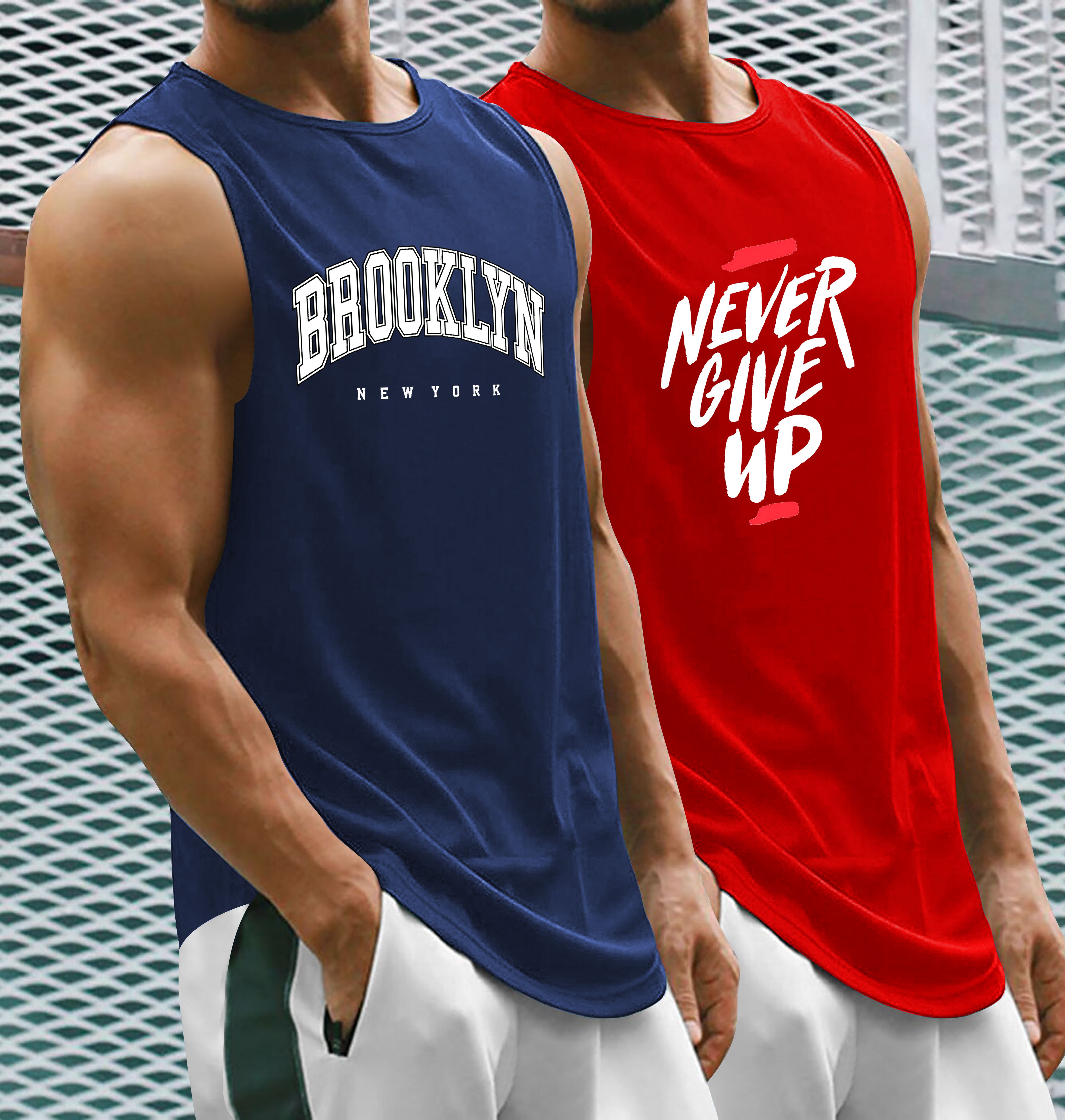 lgr fashion Pack of 2 vest,vests,vest for men,gym vest,trendy vest Men Vest-picture-18