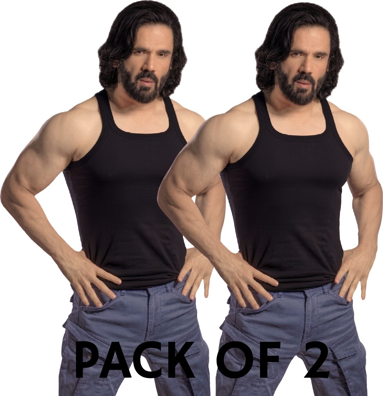 sportzone Pack of 2 Men Vest-picture-34