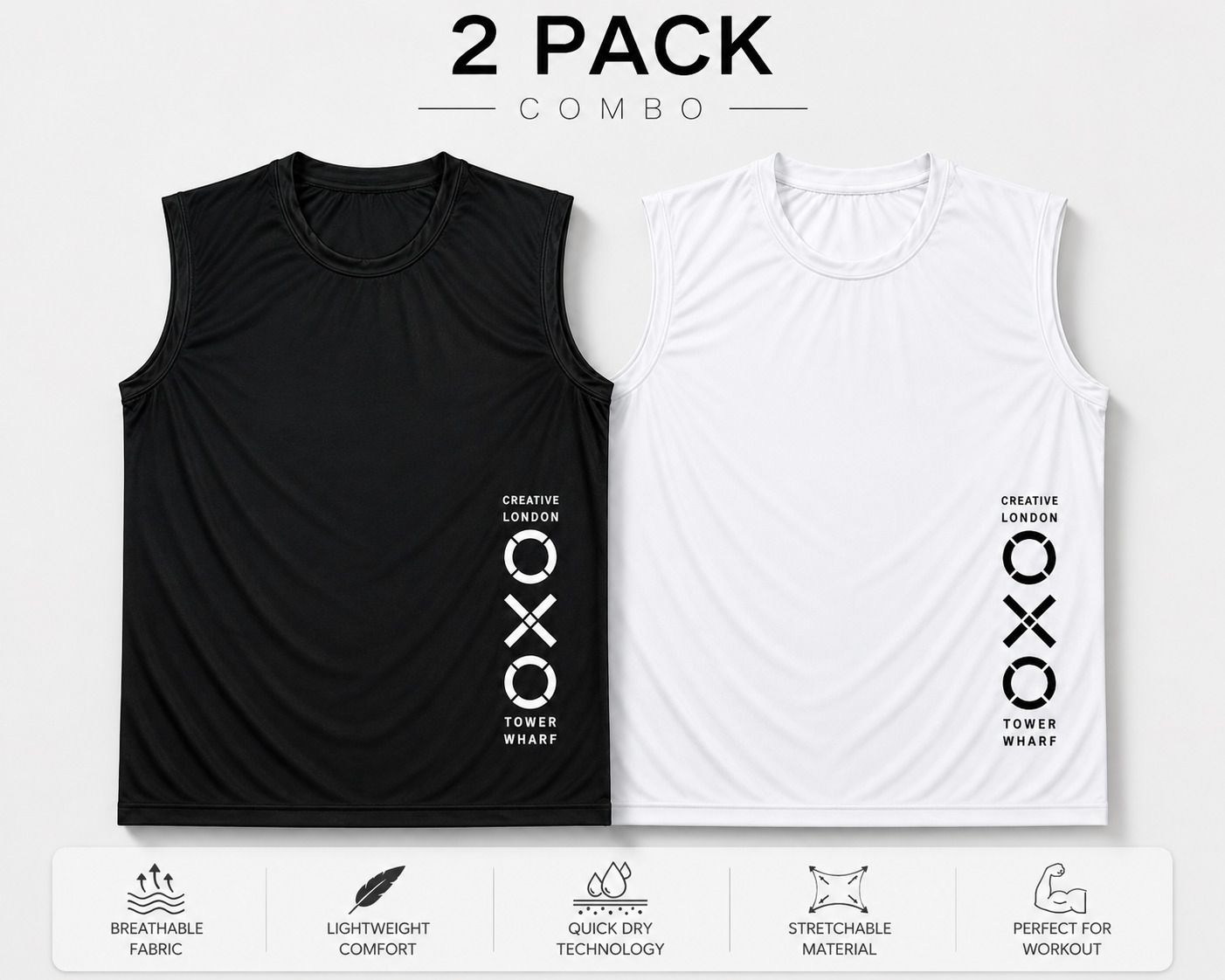 oxo Pack of 2 Men Vest-picture-19