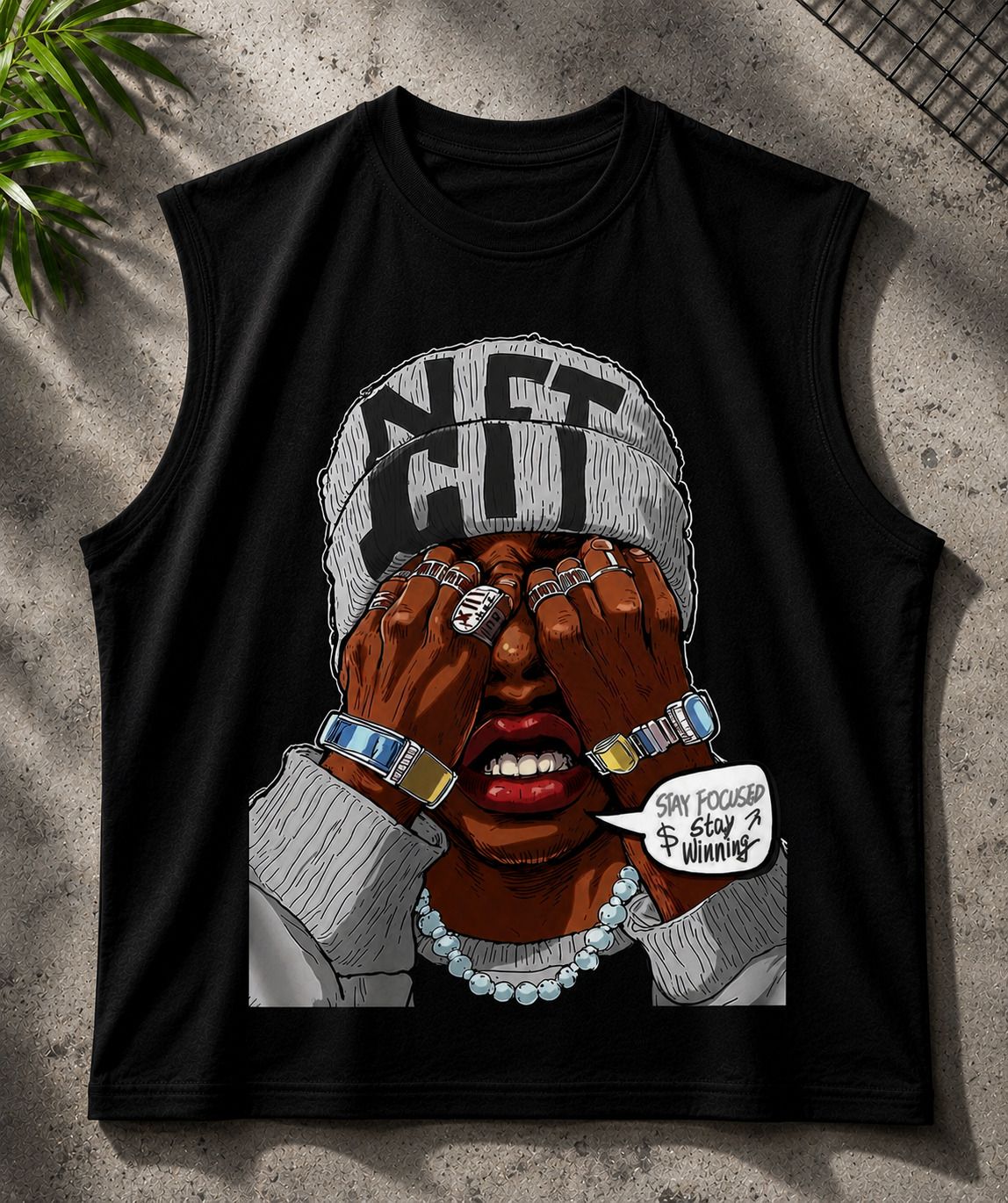 t-hustler Men Vest-picture-36