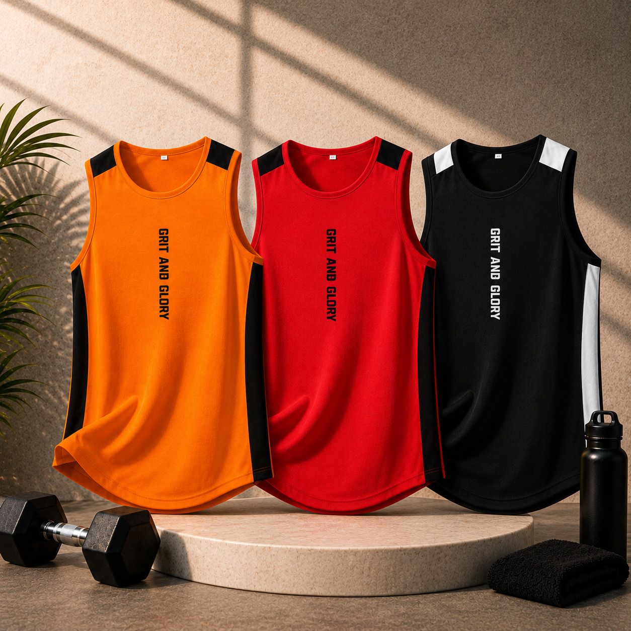 bhadawar creations Pack of 3 Fitness Pro Vest Men Vest-picture-34