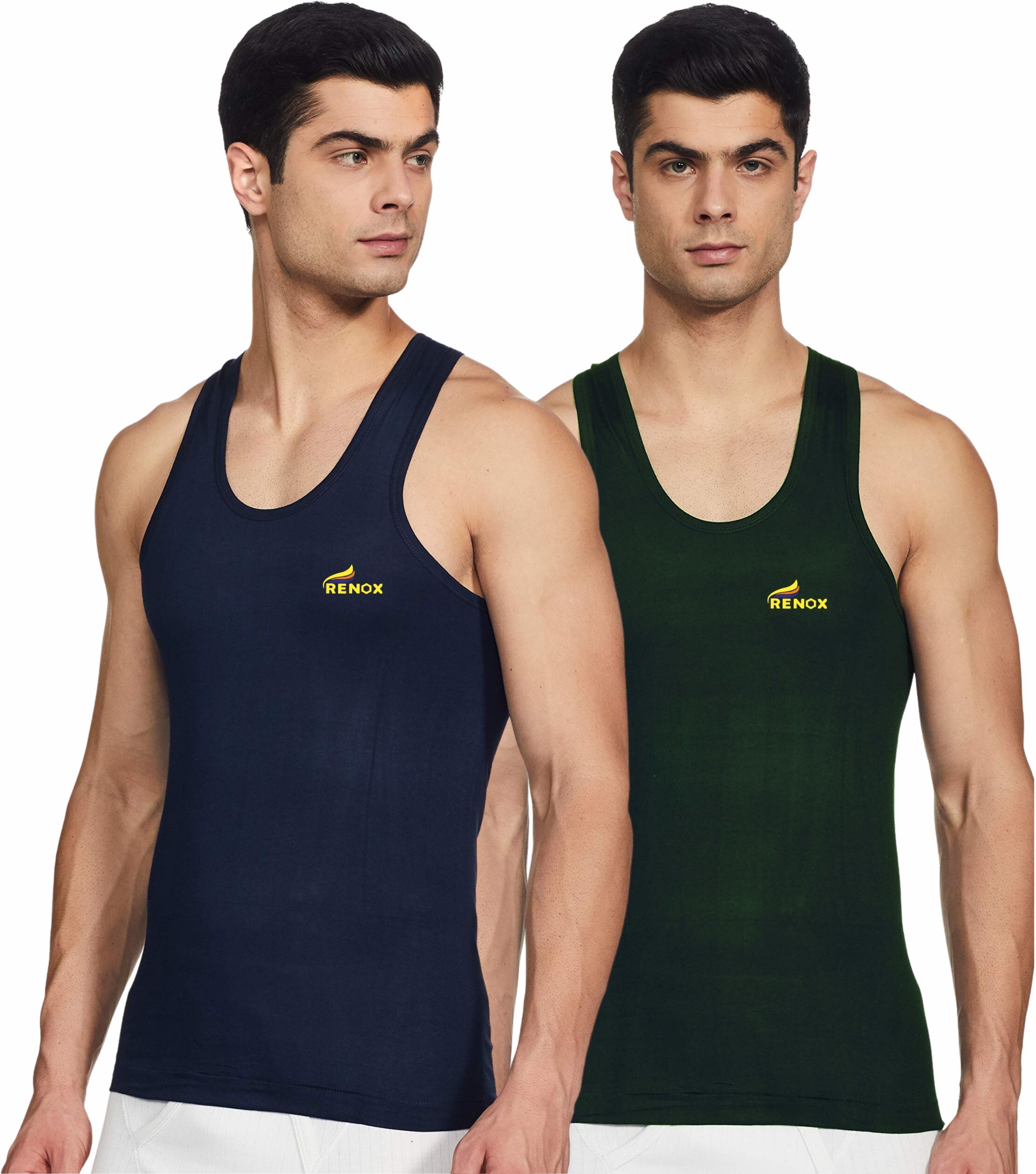 renox Pack of 2 Men Reversible Vest-picture-10