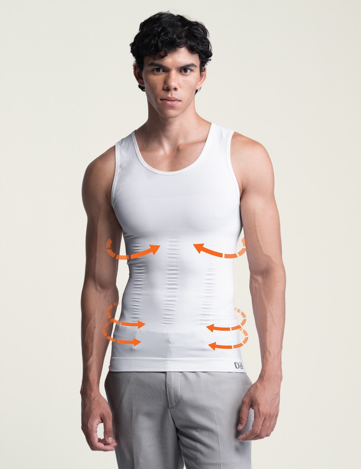 damensch Comfortable Shapewear Men Vest-picture-14